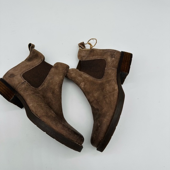 Brown Brenta Suede Ankle Boots - Picture 1 of 5